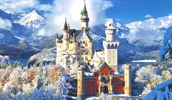 neuschwanstein castle winter